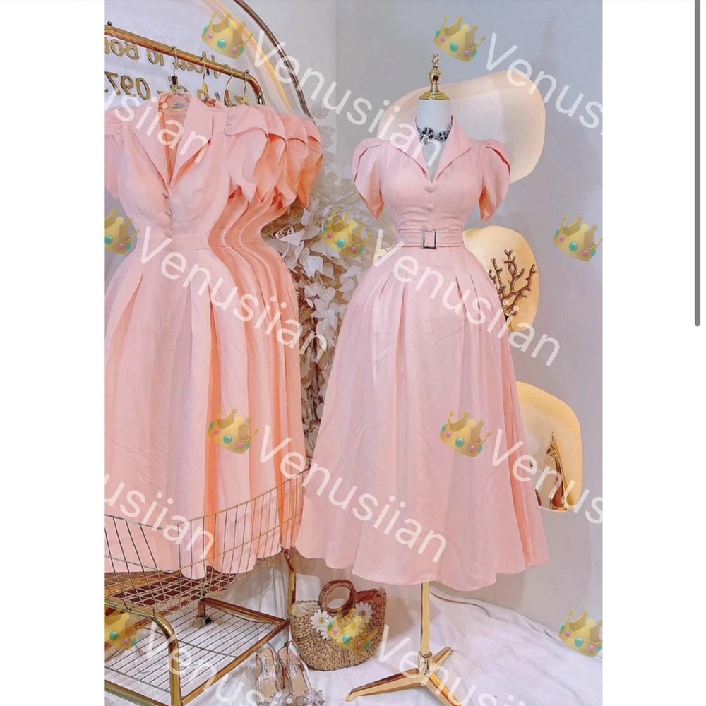 Maxi Dress Pink summer dress